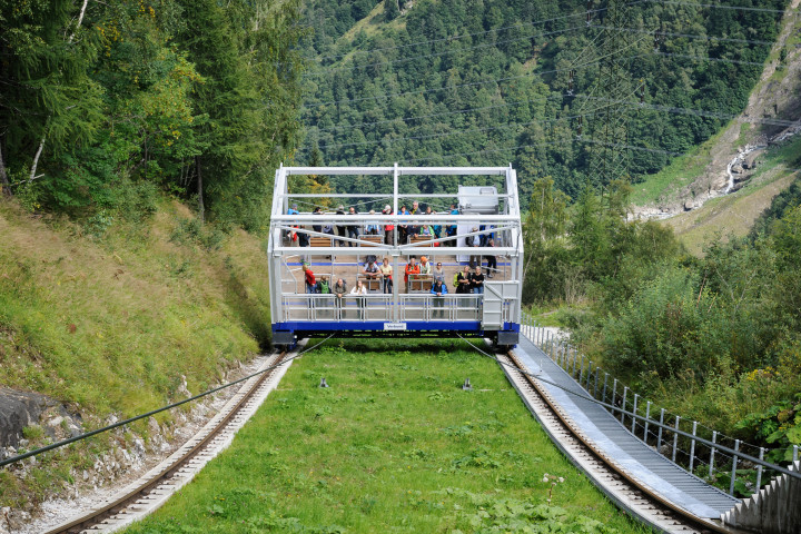 Berg- und Talfahrt Mooserboden